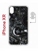 Чехол-накладка iPhone XR Kruche Magnet Print Двигатель