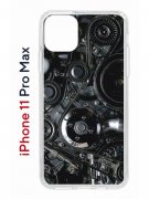 Чехол-накладка Apple iPhone 11 Pro Max (580662) Kruche PRINT Двигатель