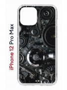 Чехол-накладка iPhone 12 Pro Max Kruche Print Двигатель