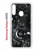 Чехол-накладка Samsung Galaxy A20S Kruche Print Двигатель