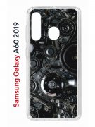 Чехол-накладка Samsung Galaxy A60 2019 (583859) Kruche PRINT Двигатель