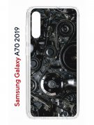 Чехол-накладка Samsung Galaxy A70 2019 Kruche Print Двигатель