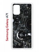 Чехол-накладка Samsung Galaxy A71 Kruche Print Двигатель