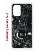 Чехол-накладка Samsung Galaxy A32 Kruche Print Двигатель