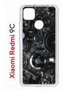Чехол-накладка Xiaomi Redmi 9C Kruche Print Двигатель