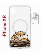Чехол-накладка Apple iPhone XR (598897) Kruche PRINT тигр первый снег
