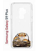 Чехол-накладка Samsung Galaxy S9 Plus (591403) Kruche PRINT тигр первый снег