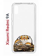 Чехол-накладка Xiaomi Redmi 9A (588935) Kruche PRINT тигр первый снег