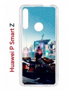 Чехол-накладка Huawei P Smart Z (588928) Kruche PRINT Киберпанк