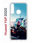 Чехол-накладка Huawei Y6p 2020 (588946) Kruche PRINT Киберпанк