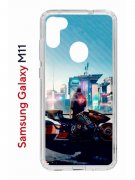 Чехол-накладка Samsung Galaxy M11 (588927) Kruche PRINT Киберпанк