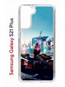Чехол-накладка Samsung Galaxy S21 Plus Kruche Print Киберпанк