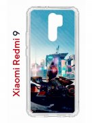 Чехол-накладка Xiaomi Redmi 9 (588934) Kruche PRINT Киберпанк