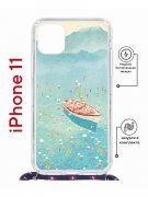 Чехол-накладка iPhone 11 Kruche Magrope Print озеро цветов