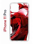 Чехол-накладка Apple iPhone 11 Pro (580658) Kruche PRINT Вино