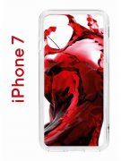 Чехол-накладка Apple iPhone 7 (580667) Kruche PRINT Вино