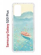 Чехол-накладка Samsung Galaxy S20 Plus Kruche Print озеро цветов