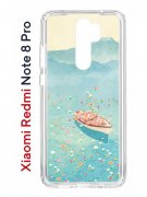 Чехол-накладка Xiaomi Redmi Note 8 Pro (585138) Kruche PRINT озеро цветов