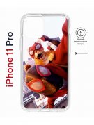 Чехол-накладка iPhone 11 Pro Kruche Magnet Print Человек паук