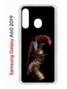 Чехол-накладка Samsung Galaxy A60 2019 (583859) Kruche PRINT Гладиатор
