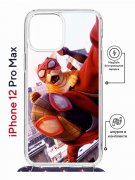 Чехол-накладка Apple iPhone 12 Pro Max (598924) Kruche PRINT Человек паук