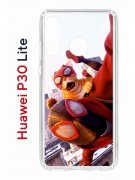 Чехол-накладка Huawei P30 Lite/Honor 20S/Honor 20 Lite/Nova 4e Kruche Print Человек паук