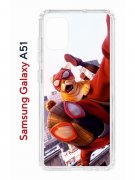 Чехол-накладка Samsung Galaxy A51 Kruche Print Человек паук