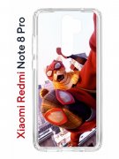 Чехол-накладка Xiaomi Redmi Note 8 Pro Kruche Print Человек паук