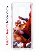 Чехол-накладка Xiaomi Redmi Note 9 Pro/Note 9S/Note 9 Pro Max Kruche Print Человек паук