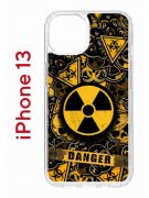 Чехол-накладка iPhone 13 Kruche Print Danger
