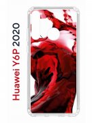 Чехол-накладка Huawei Y6p 2020 Kruche Print Вино