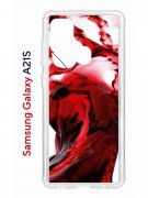Чехол-накладка Samsung Galaxy A21S (587676) Kruche PRINT Вино