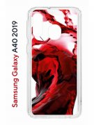Чехол-накладка Samsung Galaxy A40 2019 (583849) Kruche PRINT Вино