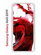 Чехол-накладка Samsung Galaxy A60 2019 (583859) Kruche PRINT Вино