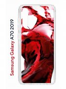 Чехол-накладка Samsung Galaxy A70 2019 (580673) Kruche PRINT Вино