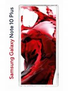 Чехол-накладка Samsung Galaxy Note 10+ (580678) Kruche PRINT Вино