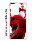 Чехол-накладка Samsung Galaxy S20 Ultra (582689) Kruche PRINT Вино