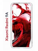 Чехол-накладка Xiaomi Redmi 9A Kruche Print Вино