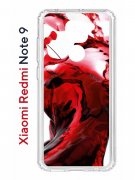 Чехол-накладка Xiaomi Redmi Note 9  (588931) Kruche PRINT Вино