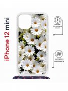 Чехол-накладка Apple iPhone 12 mini (598926) Kruche PRINT Ромашки