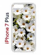 Чехол-накладка iPhone 7 Plus/8 Plus Kruche Print Ромашки