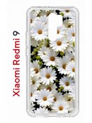 Чехол-накладка Xiaomi Redmi 9 Kruche Print Ромашки