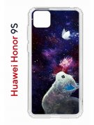 Чехол-накладка Huawei Honor 9S  (588929) Kruche PRINT Мотылёк