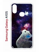 Чехол-накладка Samsung Galaxy A10S (596525) Kruche PRINT Мотылёк