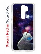 Чехол-накладка Xiaomi Redmi Note 8 Pro (585138) Kruche PRINT Мотылёк