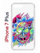 Чехол-накладка Apple iPhone 7 Plus/8 Plus Kruche Print Многоликий Рик
