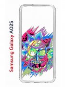 Чехол-накладка Samsung Galaxy A02s (594636) Kruche PRINT Многоликий Рик