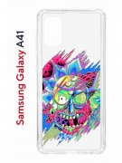 Чехол-накладка Samsung Galaxy A41 (587678) Kruche PRINT Многоликий Рик