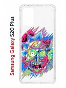 Чехол-накладка Samsung Galaxy S20 Plus (582686) Kruche PRINT Многоликий Рик
