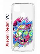 Чехол-накладка Xiaomi Redmi 9C Kruche Print Многоликий Рик
